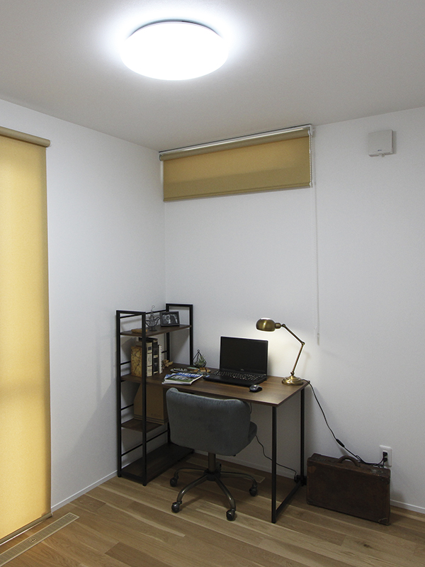 将来の子ども部屋として2つの個室を配置。テレワークスペースなどとして多目的に利用でき、暮らしの変化にも対応します。